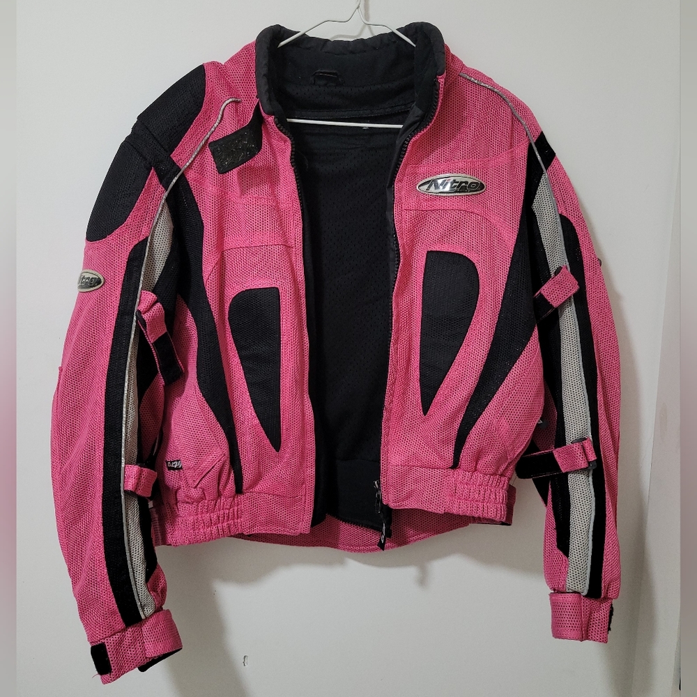 Nitro Racing Women's pink motorcycle jacket in small